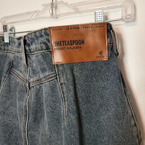 NWT One Teaspoon Streetwalker Memphis High-waist Jeans Ladies S26 - Picture 7 of 11